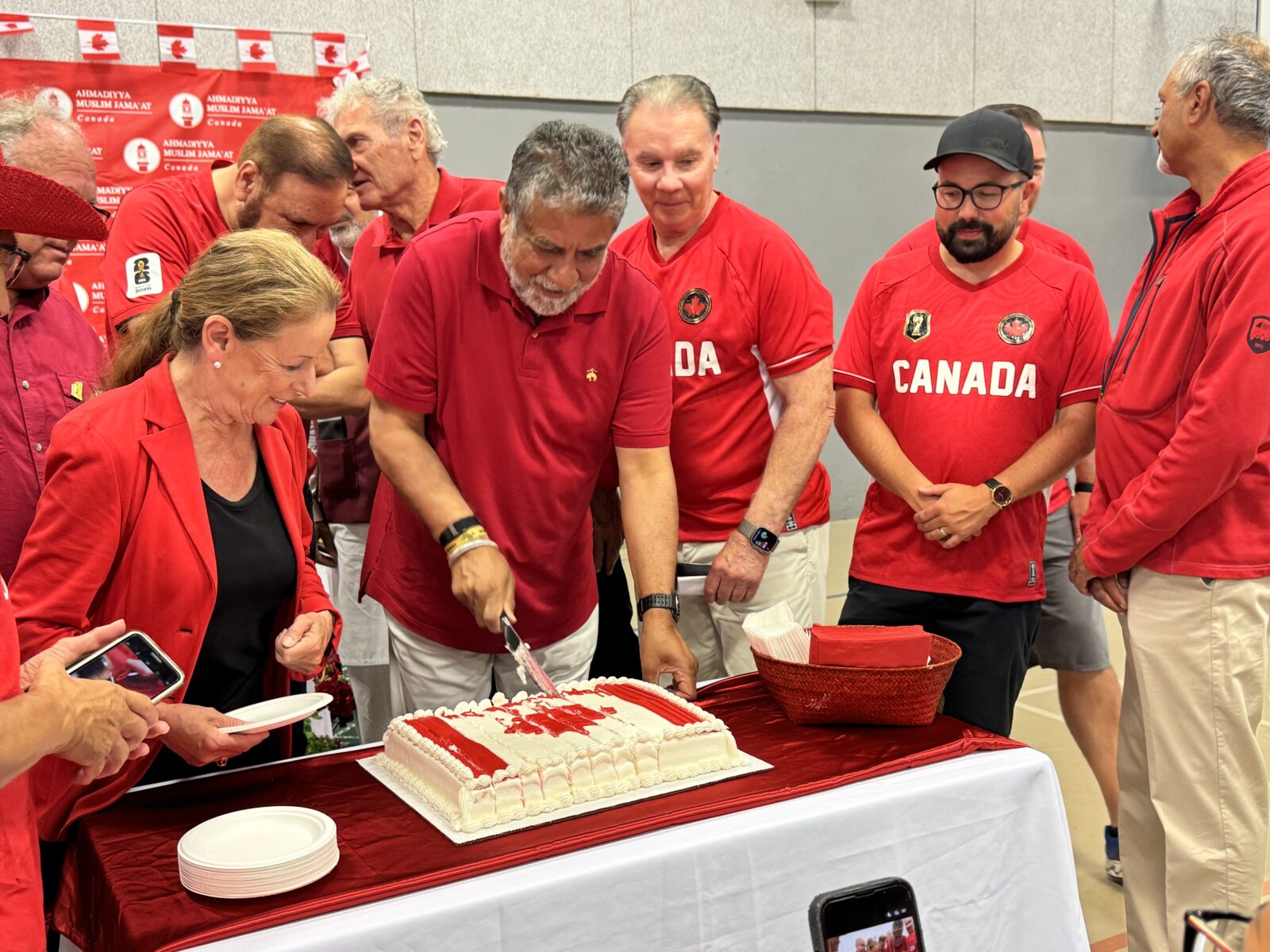 2026 Canada Day celebration in the gymnasium of the mosque